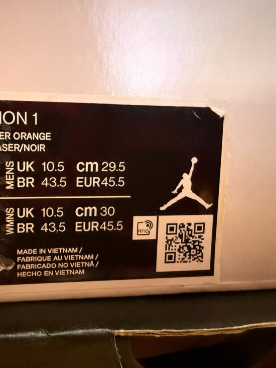 Air Jordan Zion 1 White Laser Orange Turquoise Men 11.5 / Women 13 main image 8